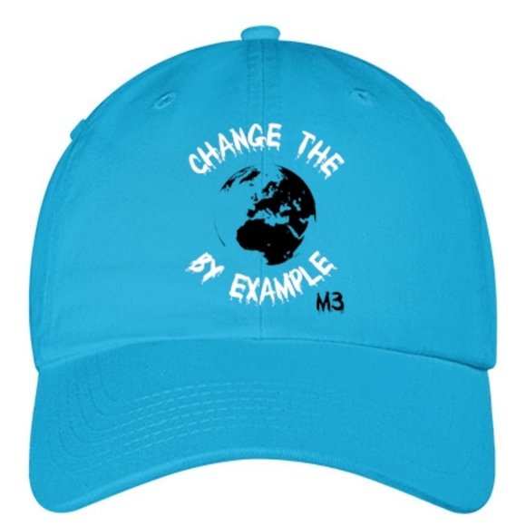 Embroidery Dad Caps (Strapback) Color- Neon Blue - Picture 1 of 1